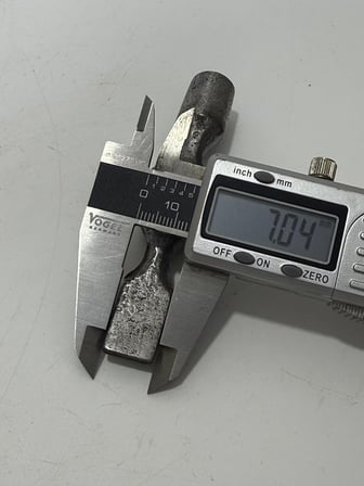 Antika Dövme Çelik İngiliz Çekiç Kafası 90 Gram 010