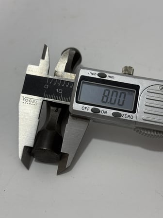 Antika Dövme Çelik İngiliz Çekiç Kafası 92 Gram 012