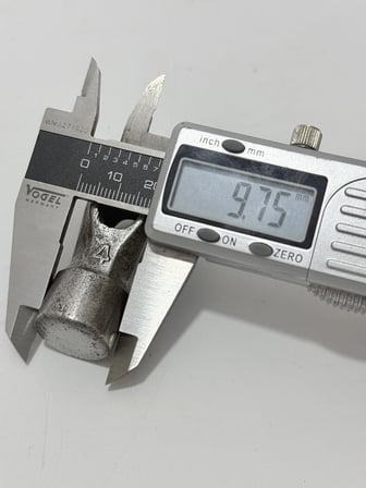 Antika Dövme Çelik İngiliz Çekiç Kafası 100 Gram 015
