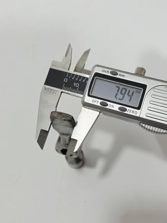 Antika Dövme Çelik İngiliz Çekiç Kafası 115 Gram 021