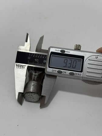 Antika Dövme Çelik İngiliz Çekiç Kafası 106 Gram 023