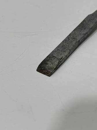 Antika İngiliz Ahşap Torna Bıçağı 010