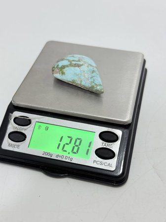 Doğal İran Nişabur Firuze (Turkuaz) Taşı 64 Karat - 11,8 Gram T231