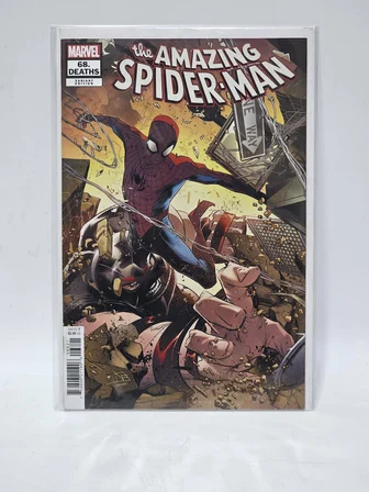 Amazing Spider-Man #68.Deaths Mike Del Mundo Variant İngilizce Çizgi Roman