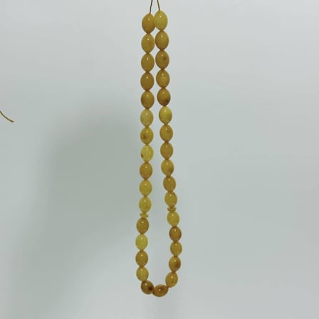 Doğal Kaya Damla Kehribar Tesbih 33lük 13,5 Gram K022