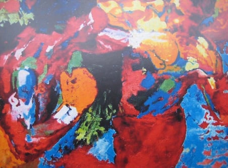 Rocky Balboa vs Apollo Creed Kanvas Baskı Resim 70x100cm