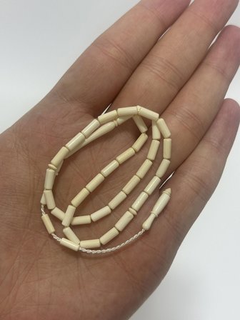 Kesme Fildişi Tesbih 4,40 Gram - Koleksiyonluk Fil Dişi Tespih (F053)