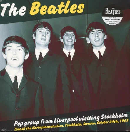 The Beatles ‎– Pop Group From Liverpool Visiting Stockholm LP Plak 