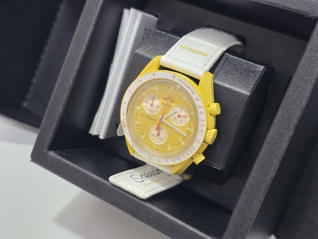 Omega X Swatch Bioceramic Moonswatch Mission To The Sun Kol Saati