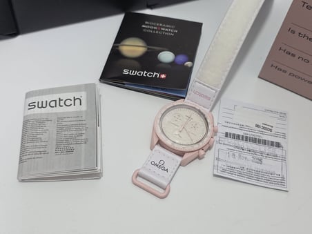 Omega X Swatch Bioceramic Moonswatch Mission To Venus Kol Saati