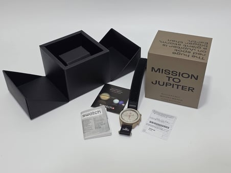 Omega X Swatch Bioceramic Moonswatch Mission To Jupiter Kol Saati