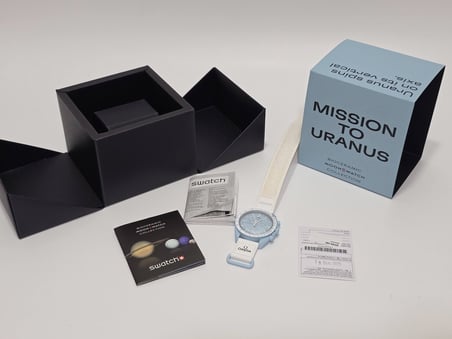 Omega X Swatch Bioceramic Moonswatch Mission To Uranus Kol Saati