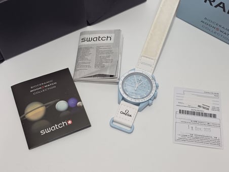 Omega X Swatch Bioceramic Moonswatch Mission To Uranus Kol Saati