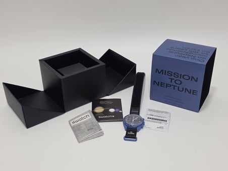 Omega X Swatch Bioceramic Moonswatch Mission To Neptune Kol Saati