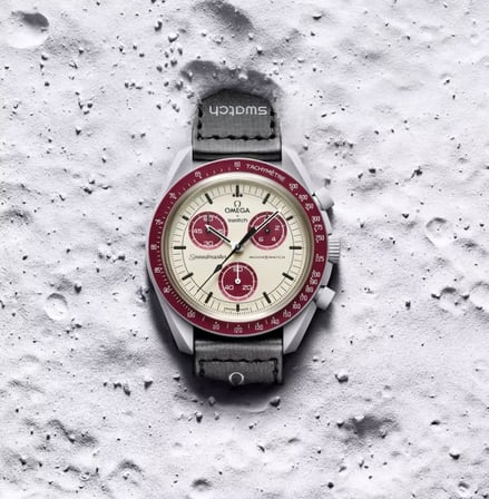Omega X Swatch Bioceramic Moonswatch Mission To Pluto Kol Saati