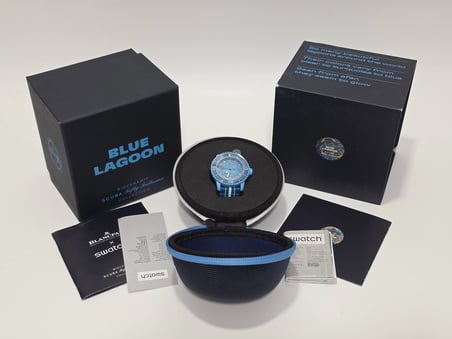 Swatch x Blancpain Blue Lagoon Kol Saati