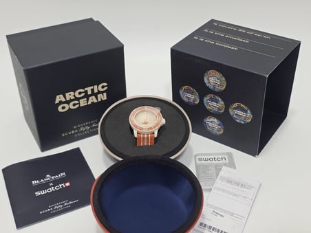 Swatch x Blancpain Arctic Ocean Kol Saati