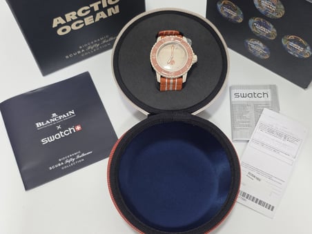 Swatch x Blancpain Arctic Ocean Kol Saati