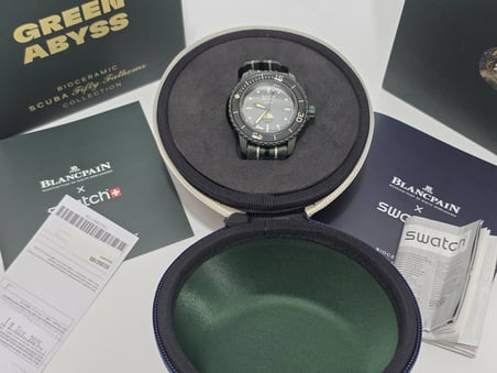 Swatch x Blancpain Green Abyss Kol Saati