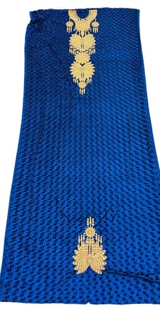 Nakış İşlemeli Kadife Elbiselik Kumaş 300x150cm 007