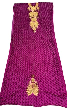 Nakış İşlemeli Kadife Elbiselik Kumaş 300X150cm 0015