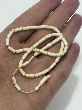 Kesme Fildişi Tesbih 4,65 Gram - Koleksiyonluk Fil Dişi Tespih (F056)