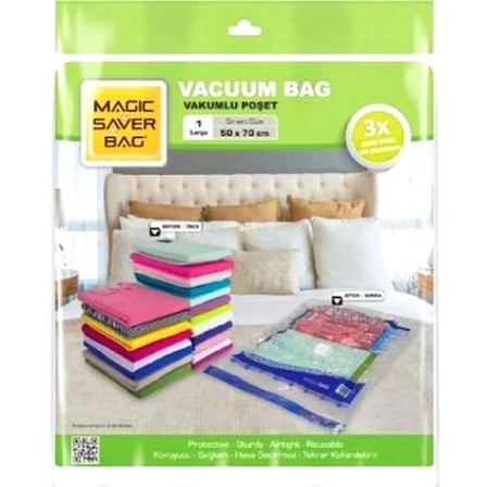 50X70 LARGE VAKUMLU POŞET HURÇ BAG (5047)