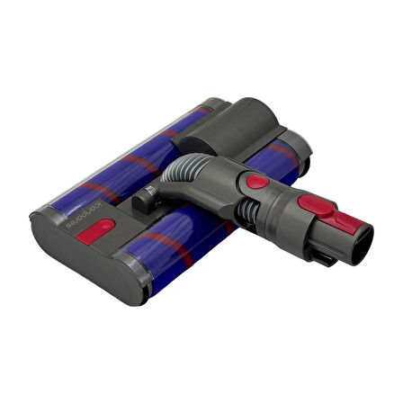 Dyson İle Uyumlu V7, V8, V10, V11, V15 Süpürge Çiftli Yumuşak Rulo Fırçalı Başlık