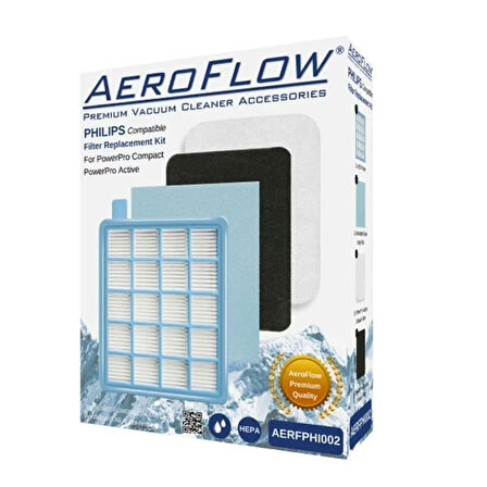 Philips Uyumlu PowerPro Active FC 8475 8478 8670 9323 9320 9540 Elektrikli Süpürge Hepa Filtre Set