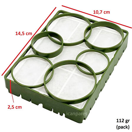 Bosch İle Uyumlu BGL8SIL59 BSG 6000 - 6999 Logo BSG 72212 Formula Elektrikli Süpürge Koku Filtresi