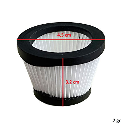 Deerma İle Uyumlu Mijia FVQ Cleanfly 2019 Araç İçi Süpürge Hepa Filtre 1 ADET