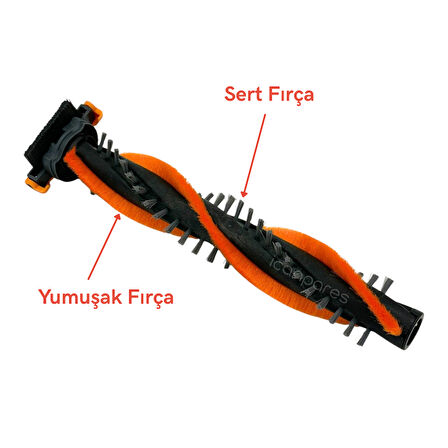 Philips XC7040, XC8349, XC7043, FC6823, XC8043, XC8049 SpeedPro Max Başlık Rulosu (Sert-Yumuşak Fırça)