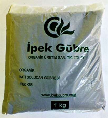 İPEK GÜBRE 1 Kg Katı Organik Solucan Gübresi