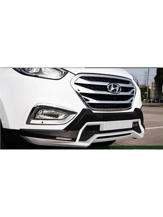 Hyundai IX35 Ön-Arka Tampon Koruması Ledli 2010+ Sonrası Uyumlu (model 3)
