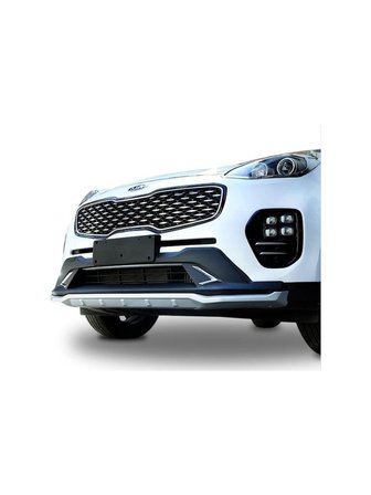 Kia Sportage Ön ve Arka Koruma Difüzör Çift Çıkış Egzoz 2016-2018 Makyajsız Kasa Uyumlu