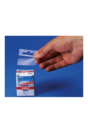 Yapışkanlı Plastik Askı Aparatı 3,6x4,4 Cm Rulo (1000 ADET – TA250GR) Ht352