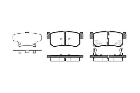 Hitech 010300 Arka Balata Ssangyong Actyon II 12-2.0 Korando 10- 