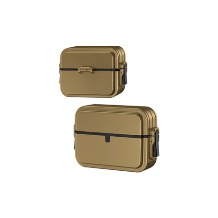 Apple Airpods Pro 2 (2.nesil) 404 Kilitli Kılıf - Gold