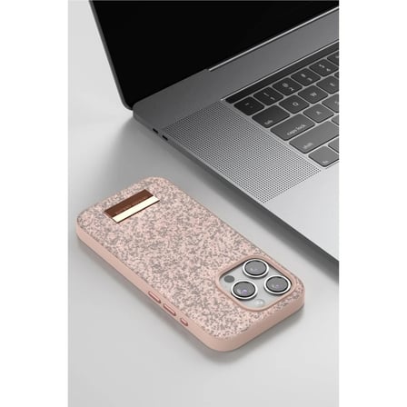Onegif  İphone 14 Pro Bright Simli Kapak - Gold