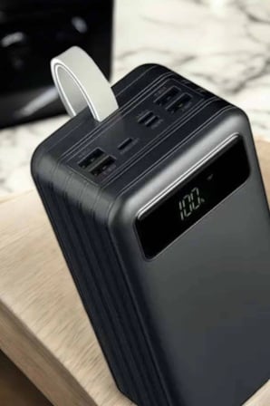 Powerbank 60.000 MAH 4 Portlu Uzun Şarj Süreli Dijital Göstergeli