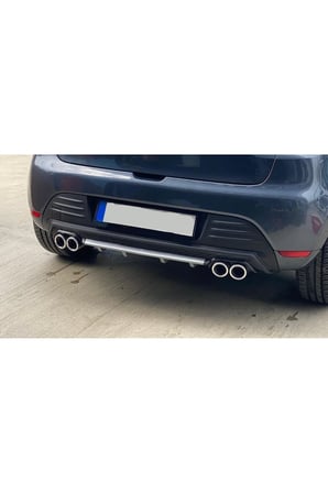 KİA RİO MK3 UYUMLU BODY KİT DİFÜZÖR 4 ÇIKIŞ YUVARLAK GRİ MODEL 3