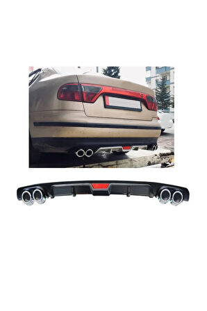 SEAT TOLEDO UYUMLU BODY KİT DİFÜZÖR 4 ÇIKIŞ SİYAH YUVARLAK