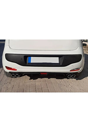 TOYOTA YARİS UYUMLU BODY KİT DİFÜZÖR 4 ÇIKIŞ SİYAH YUVARLAK