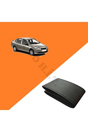 RENAULT SYMBOL 08-12 UYUMLU DERİ DİREKSİYON KILIFI KALİTELİ DİKMELİ SİYAH