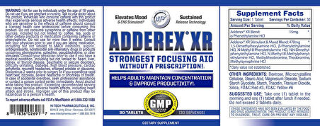 Hitech Adderex® Focus XR 30 Tablet