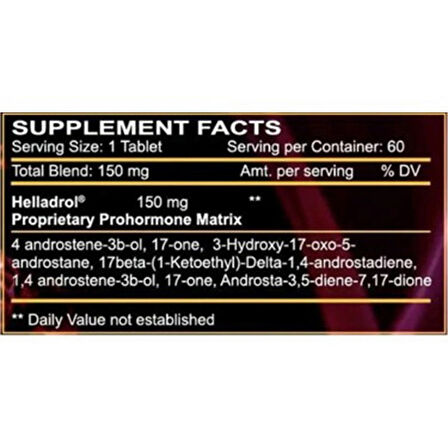 Hitech Helladrol 60 Tablet