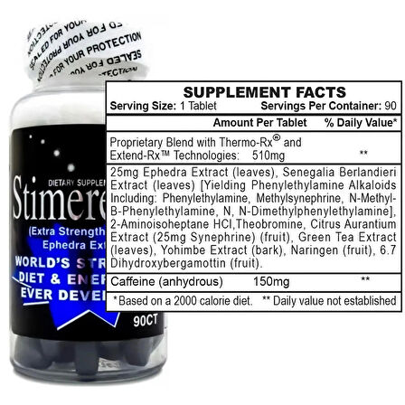 HiTech Pharmaceuticals Stimerex-ES Yohimbine 90 Tablet