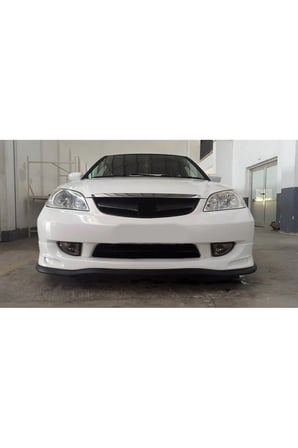 HONDA CİVİC VTEC 2 UYUMLU ÖN LİP TAMPON EKİ BODY KİT YUMUŞAK MAT SİYAH KIRILMAZ