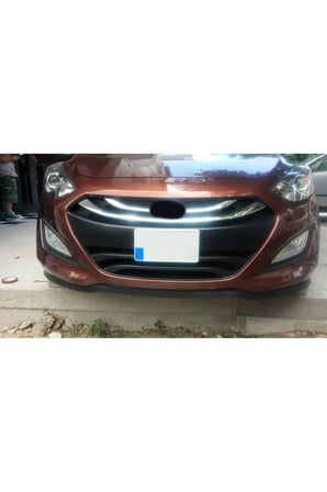 HYUNDAİ İ30 UYUMLU ÖN LİP TAMPON EKİ BODY KİT YUMUŞAK MAT SİYAH KIRILMAZ
