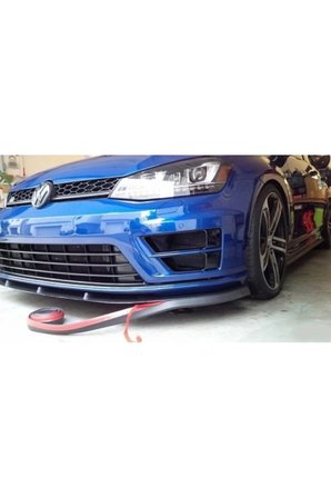 RENAULT MEGANE 4 UYUMLU ÖN LİP TAMPON EKİ BODY KİT YUMUŞAK MAT SİYAH KIRILMAZ